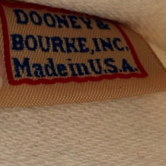 Dooney & Bourke Signature Logo Pouch Orange Leather Wristlet - Picture 8 of 12